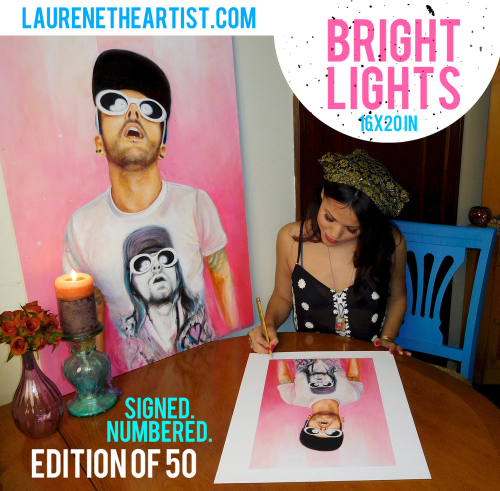 Bright Lights 16x20 Inch Signed Limited Edition Giclee Print