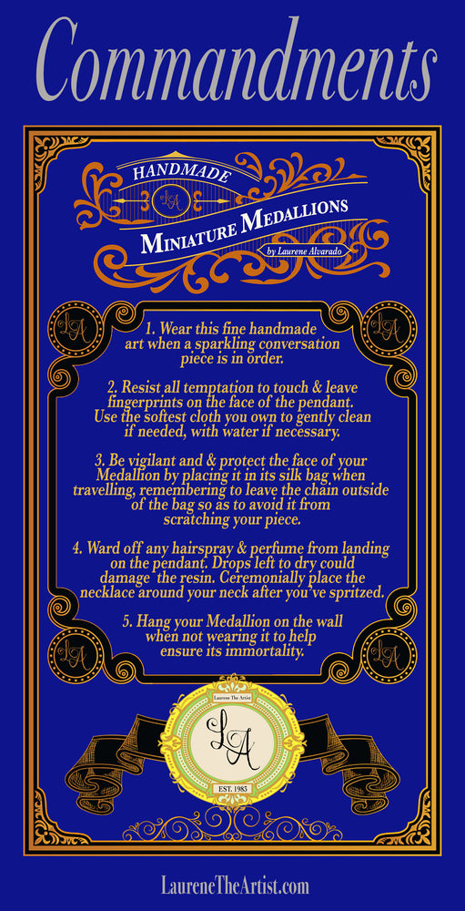 "A Lover's Lament" MEDALLION -Custom RESERVED