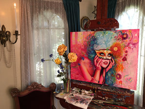 "Miss OlgaKay" Original Painting 24x30Inches