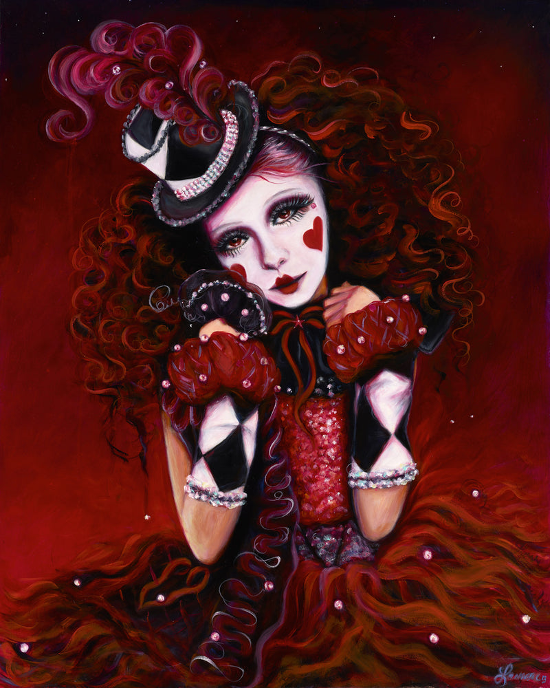 Harlequin Jewel Signed Limited Edition Giclee Print by Laurene Alvarado