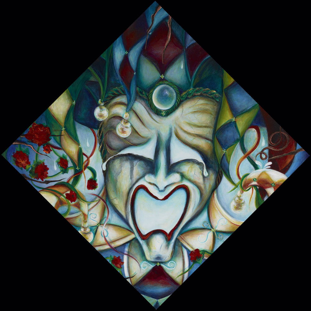 Il Diavolo & Il Desolato - SET of Two Original Paintings by Laurene Alvarado