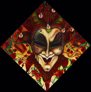 Il Diavolo & Il Desolato - SET of Two Original Paintings by Laurene Alvarado