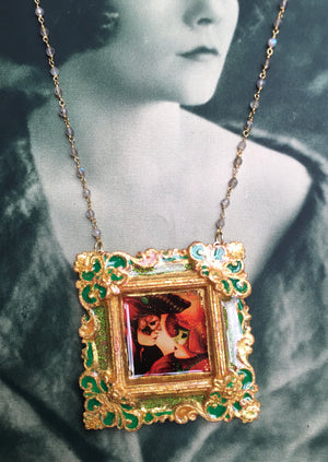 A Lover’s Lament- Glitter Medallion