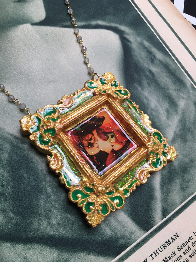 A Lover’s Lament- Glitter Medallion