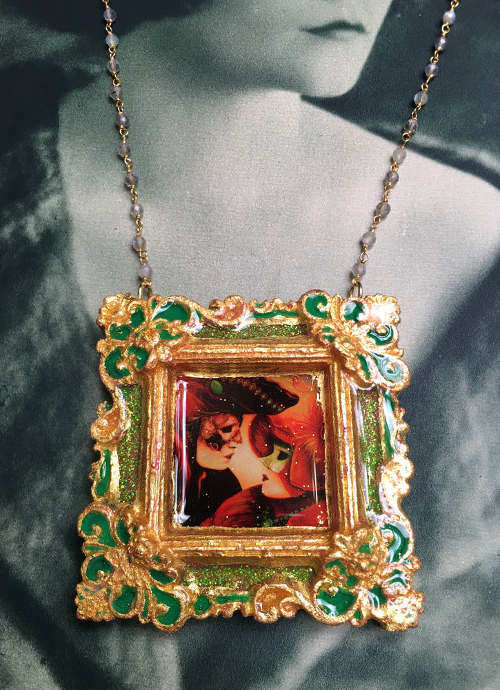 A Lover’s Lament- Glitter Medallion