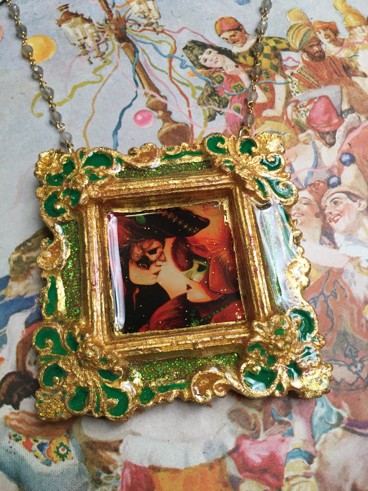 A Lover’s Lament- Glitter Medallion