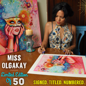 "Miss OlgaKay" Original Painting 24x30Inches